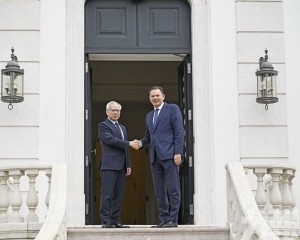 岑浩輝拜會葡萄牙總理蒙特內格羅