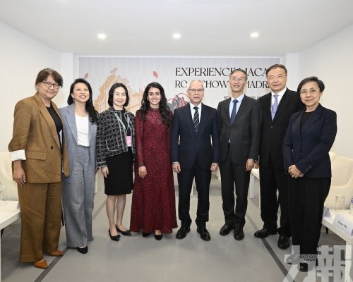 岑浩輝與聯合國世界旅遊組織秘書長諾瓦伊斯會面