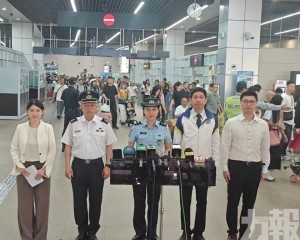 治安警料日均逾72萬人次出入境