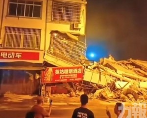 部分房屋倒塌已致兩死一失聯