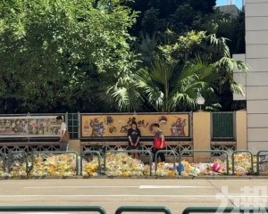大批民眾獻花悼念寄哀思