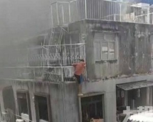 ​有片！白灰街一廈火警一男子送院搶救