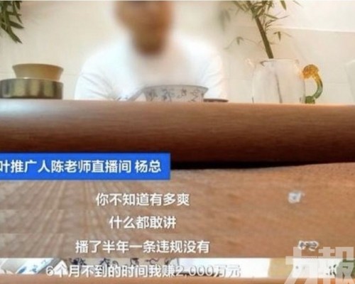 涉演員扮茶農月吸金逾千萬