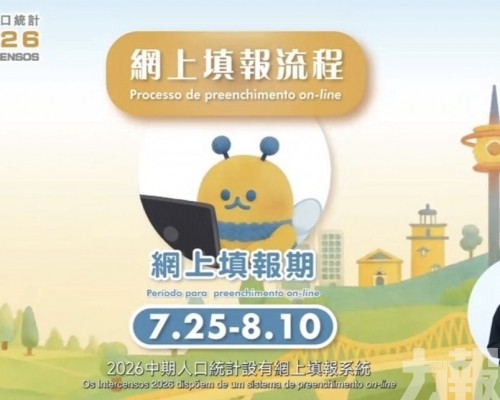 有片！2026中期人口統計工作於25日開始
