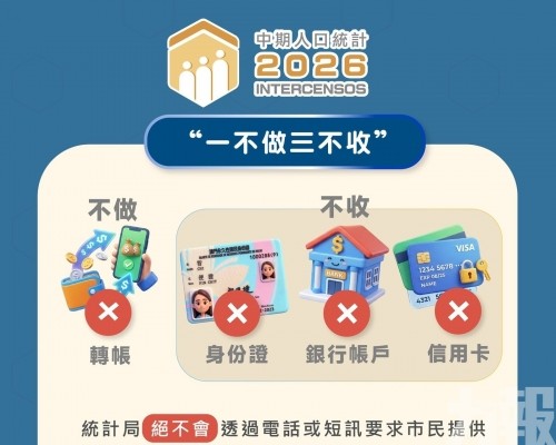 統計局籲獲抽中住戶踴躍參與