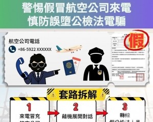 慎防誤墮公檢法電騙