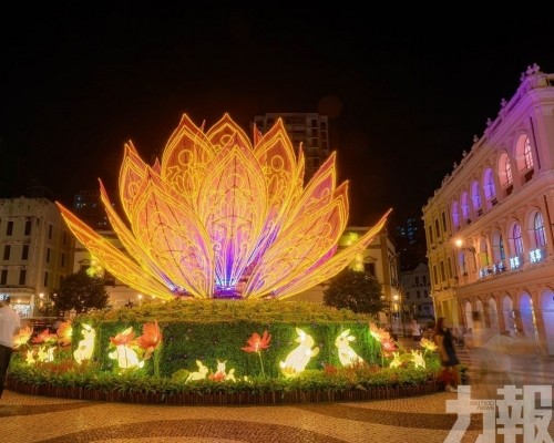 &ldquo;月下繁花 民康物阜&rdquo;中秋國慶燈飾賀雙節