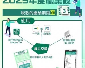 2025年度職業稅稅款的繳納期限至11月3日