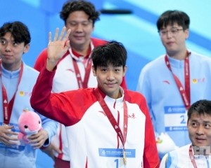 張展碩再奪金，徐嘉餘四連冠