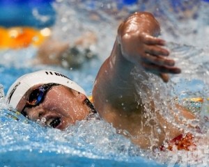 女子400米自由泳收銅牌