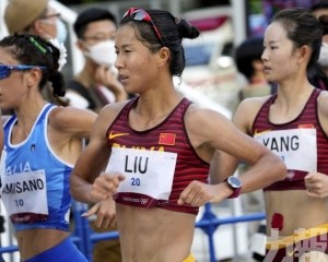 中國選手劉虹獲得銅牌