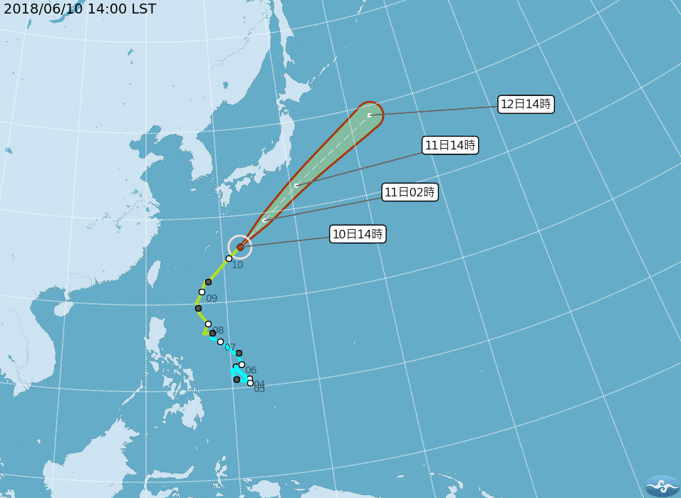熱帶風暴「馬力斯」逼近日本