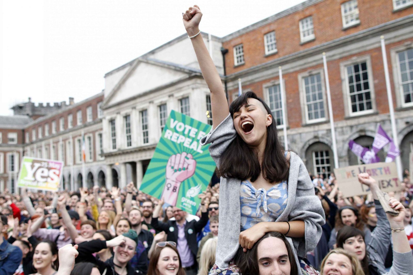愛爾蘭公投66%撑放寬墮胎禁令