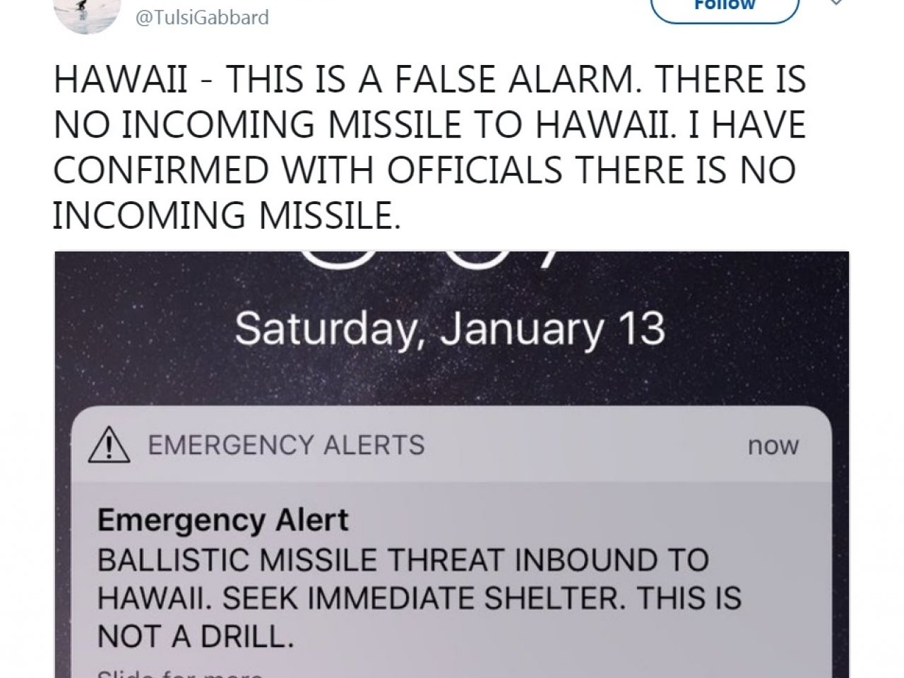 ​夏威夷誤發導彈來襲警報惹恐慌